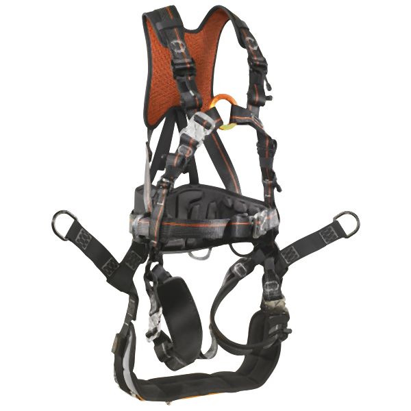 Ignite Proton Tower Harness with Aluminum D-rings, Stainless Steel Quick Connect Buckles, Removable Suspension Seat, Breathable thermo padding. Tool Loops, removable belt for adding tool bags.